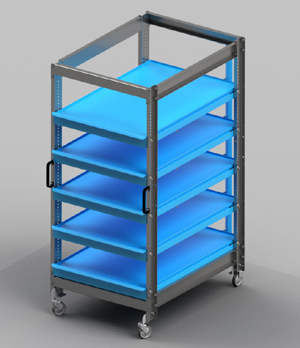 rack tiroir mobile